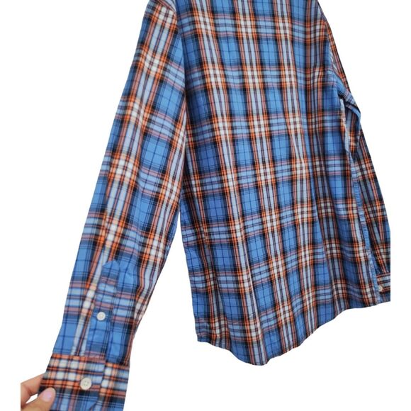 Old Navy Junior Men's Shirt Multicolor Plaid Long Sleeve Button Up Front Sz XL - Picture 4 of 14